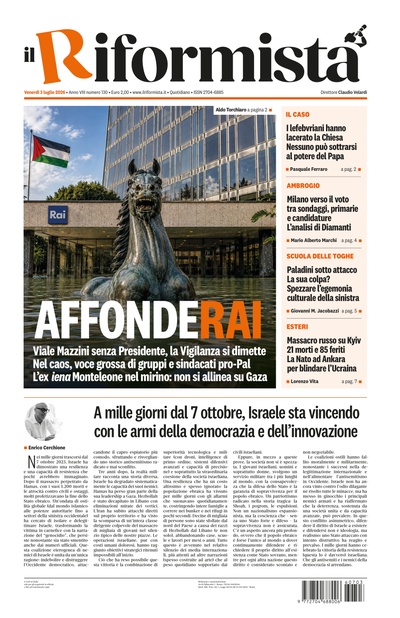 Venerdì 3 luglio 2026