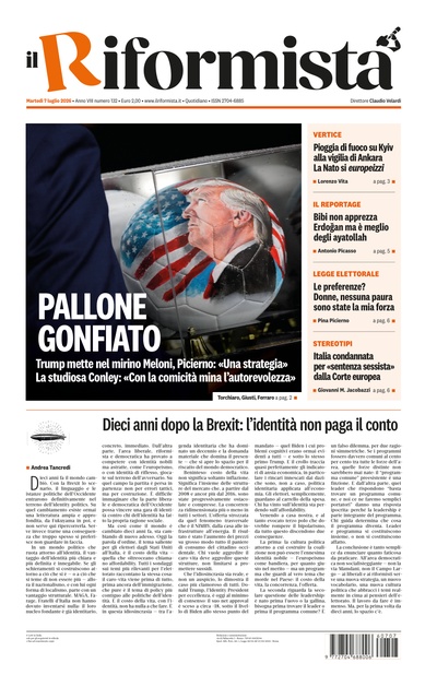 Martedì 7 luglio 2026