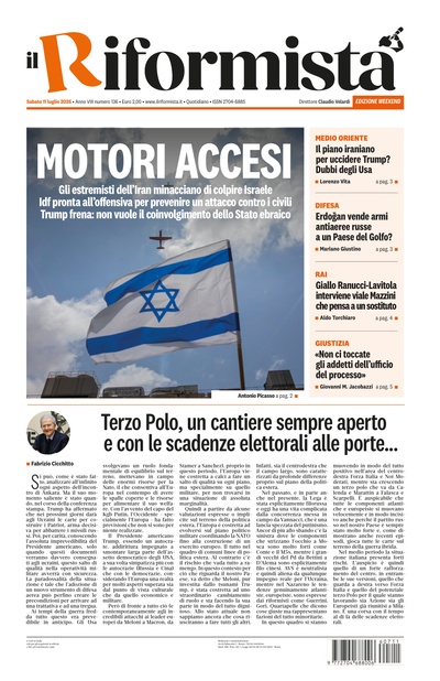 Sabato 11 luglio 2026
