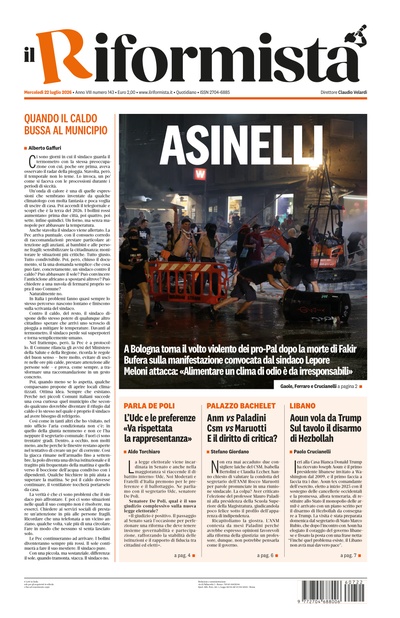 Mercoledì 22 luglio 2026