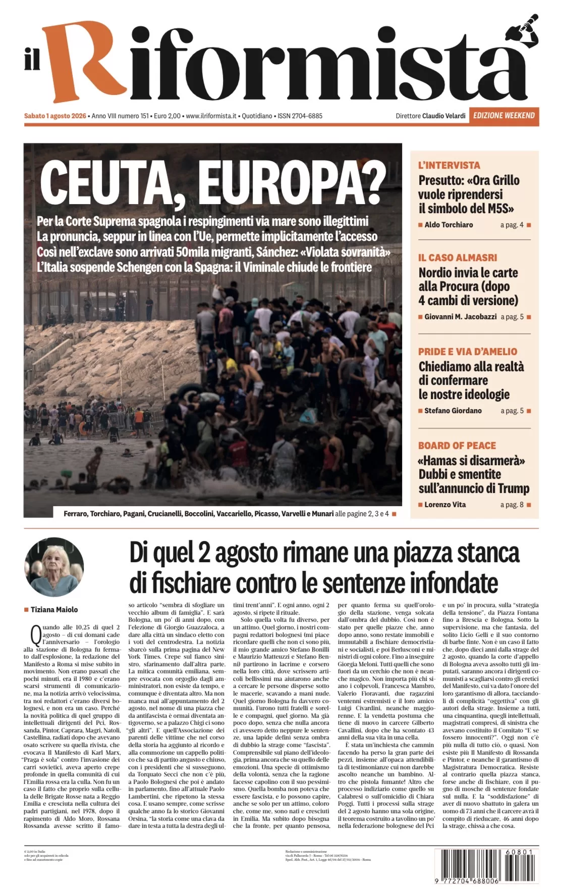 Il quotidiano de Il Riformista